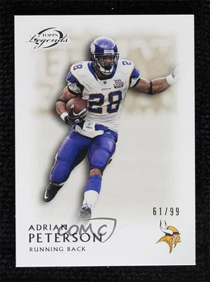 2011 Topps Gridiron Legends Gold /99 Adrian Peterson #139 - Image 1 of 2