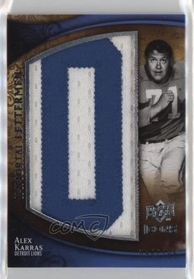 2009 Upper Deck Icons Immortal Lettermen /105 Alex Karras #IL-AK HOF - Image 1 of 2