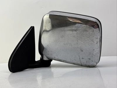 1986-1994 Nissan Pickup Truck Driver Side Manual Door Mirror Chrome - Image 1 of 4