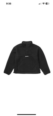Pullover Reversible Supreme Polartec Piel de Oveja Negro Talla XL Foto 1 de 4
