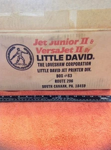 Little David Jet Junior II VersaJet II Printhead Model CPJLA0005 - Picture 1 of 12