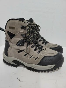 CABELA'S 83-0534 GRAY THINSULATE DRY PLUS SUEDE HIKING ANKLE LADIES 8D BOOTS - Picture 1 of 4