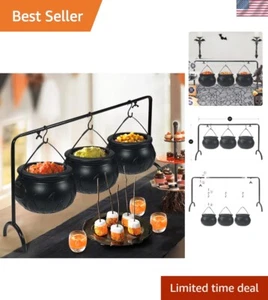 Halloween Decor - Halloween Party Decorations - Set of 3 Witches Cauldron Ser... - Picture 1 of 8