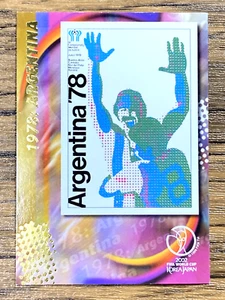 Panini 2002 World Cup Card Official Poster P11 1978 Argentina Japanese Edition - Picture 1 of 10