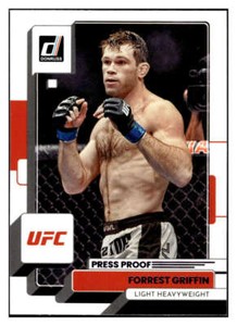 FORREST GRIFFIN 2023 Donruss Press Proof Purple #103 UFC MMA  ID:68472