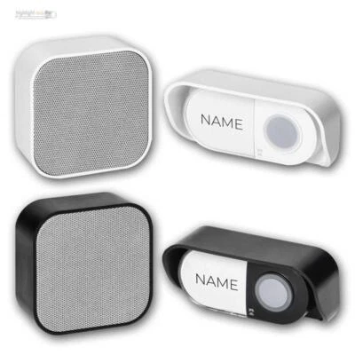 Funk-Türklingel für 230V Steckdose oder Batterie ATEL, 38 Töne Tür-Gong-kabellos - Bild 1 von 4