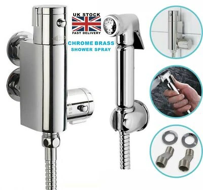 Thermostatic Mixer Bidets Toilet Valve Hand Held Douche Kit Muslim Spray Shower