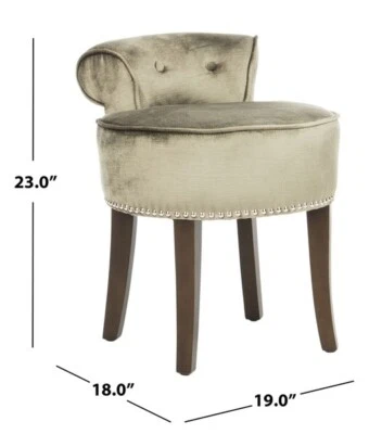 Safavieh Georgia Vanity Stool, Reduced Price 2172713151 MCR4546H - Image 1 of 4
