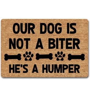 Funny Welcome Doormat Mat Accent Rug - Approx. 23" x 15" - Picture 1 of 3