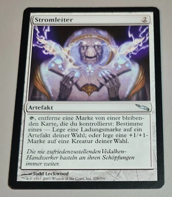 Stromleiter # 229/306 (Power Conduit) Uncom. MTG MIRRODIN 2003 DE N.Mint-Mint - Bild 1 von 3