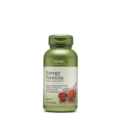 GNC Herbal Plus Energy Formula 100 cápsulas (CAD:08/2027) Foto 1 de 2