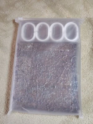 MitoVilla Farmhouse Boho Shower Curtain & Ring Set 72" x 72" Tan Brown Abstract - Image 1 of 4