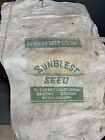 Vtg Lot 7 Advertising Farm Sunblest Seed Potato Burlap Bags Feed Sacks CA OR