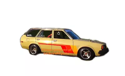 1:10 RC Clear Body Shell -  Classic Toyota Corolla KE70 Wagon suit drift race - Image 1 of 4