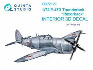 Quinta Studio #72122 1/72 P-47D Thunderbolt Razorback (for Tamiya kit) - Picture 1 of 8