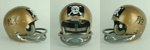 NAVY MIDSHIPMEN 1962 Vintage Riddell TK Suspension Football Helmet Cover