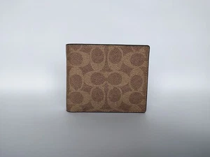 Coach 3 In 1 Wallet In Signature Canvas Worldwide Shipping T 0603 - Picture 1 of 17