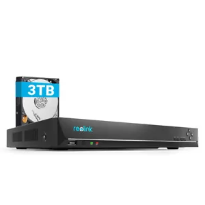 Reolink 16CH NVR 4TB HDD per sistema di telecamere PoE Rilevamento intelligente - Picture 1 of 9