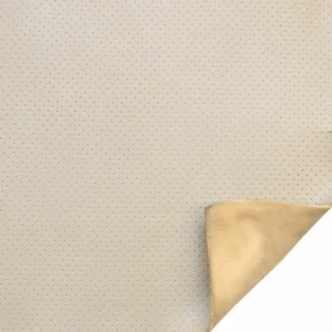 Boat 1/8 Foam Back Vinyl | Perforated Gray Beige 54 Inch (YD) - Picture 1 of 3