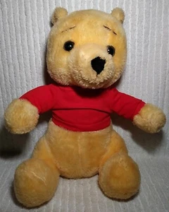 Vintage WINNIE POOH Bear Plush RARE Stuffed Animal 11" Brooklyn Doll Toy - Picture 1 of 8