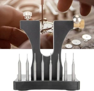 Stainless Steel Screw Extractor Drill Set Broken Remover Tool Watch Movement HR6 - Picture 1 of 6