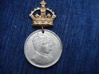 Boltons Loyal Coronation Celebration 1902 Medal/Medallion antique white metal