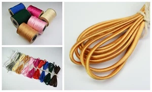 2m Rollo de Satén Correas de Espagueti Cordones Corbatas Corsé Vestido Sujetador Hombro - Imagen 1 de 14