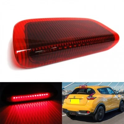 Terceras luces de freno LED 3RD de montaje alto con lente roja para Nissan Juke 2013-2017 Foto 1 de 4