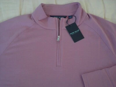 Peter Millar Crown Excursionista Artesanal Merino 1/4 Zíper Perfeito. Pulôver novo com etiquetas, masculino G - Imagem 1 de 4