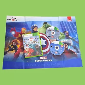 Lot of 2 Games - Disney Infinity 1.0 , 2.0 Xbox 360 Games with Poster 1 Box - Picture 1 of 10