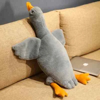 50-130cm Duck Plush Toys Pillow Goose Dolls Floor Mat Kids Girls Birthday Gift - Image 1 of 4