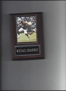 MICHAEL CRABTREE PLAQUE OAKLAND RAIDERS FOOTBALL NFL - Picture 1 of 1
