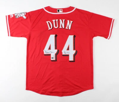 Adam Dunn Signed Reds Jersey Inscribed "462 HR's" (PSA & Tristar Hologram)  - Image 1 of 4