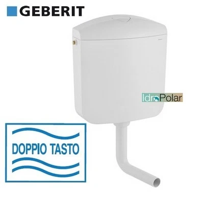 NUOVA CASSETTA WC ESTERNA A ZAINO GEBERIT AP117 MONTANA DUO DOPPIO TASTO - Immagine 1 di 2