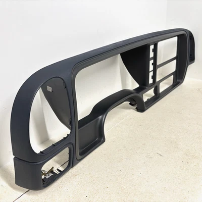 95-99 Chevrolet GMC 1500 Truck SUV Dash Cluster Radio Bezel Blue OEM 15694859 - Image 1 of 4