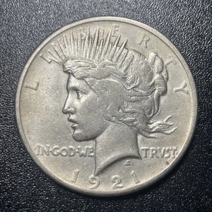 1921 Peace Silver Dollar $1 XF Extra Fine Better Grade Key Date - Picture 1 of 2