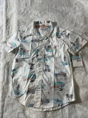 Camisa Carter’s Niño Pequeño Talla 5T Blanca Abotonada Nueva Foto 1 de 4