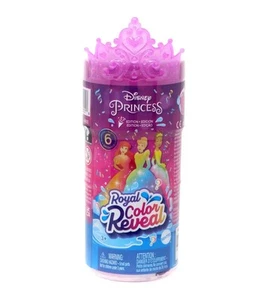 Disney Princess Royal Colour Reveal Doll Toy with 6 Unboxing Surprises HMK83 - Picture 1 of 6