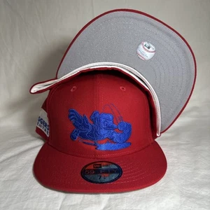 New Era Toronto Blue Jays Hat 59Fifty Shadow Scarlet Fitted 7-1/8 Roger's Centre - Picture 1 of 13