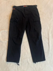Pantalones Empyre Para Hombres 28 Negros Carga Patín Ropa de Calle Bolsillos Utilidad Y2K - Imagen 1 de 3