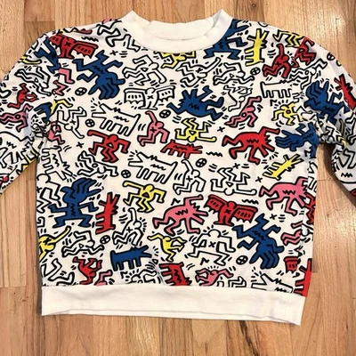 Sudadera Keith Haring Estampado Completo Multicolor Talla Junior Pequeña Foto 1 de 4