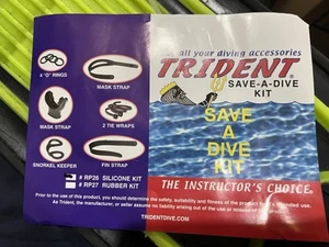 Save A Dive Kit Scuba Diving Snorkeling NEW Silicone - Picture 1 of 3
