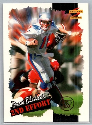 1996 Score Football #248 Drew Bledsoe - VG - New England Patriots - Image 1 of 2