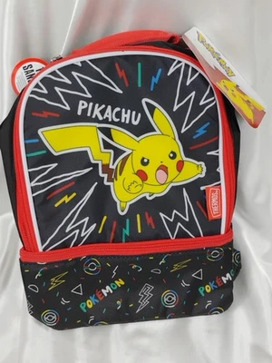 Bolsa de almuerzo Pokemon Pikachu termo doble compartimento - Nueva Foto 1 de 4