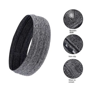 Non Slip Sports Sweat Headbands Hair Band Exercise Sweat Band Workout Sweatband - Picture 1 of 12
