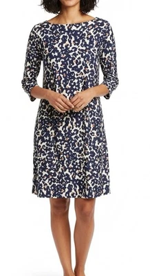 Платье цельнокроеное Jude Connally рукав 3/4 женское размер XS синий стиль 123 сделано в США - Изображение 1 из 4