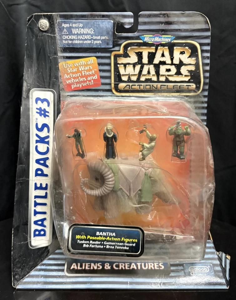 Star Wars Action Fleet Battle Pack #3 Aliens and Creatures Micro Machines 1995