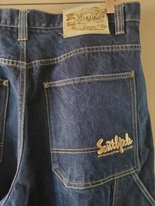 Southpole Y2K Denim Vintage Carpenter Jeans Men's 36x30 Baggy Skater Hip-hop - Picture 1 of 9