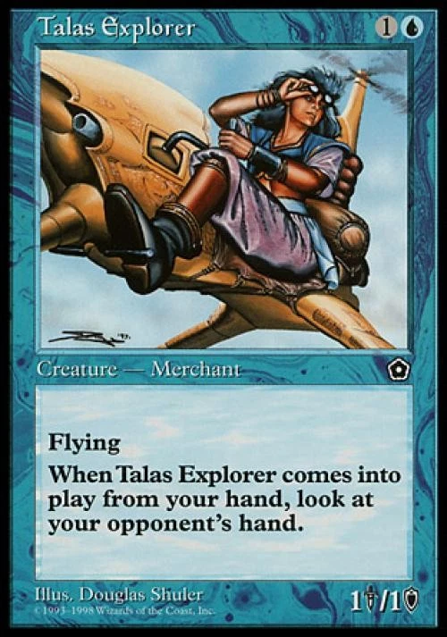 Talas Explorer - Medium Play MTG Portal Second Age - Image 1 of 1