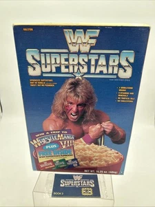 WWF Superstars Cereal-The Ultimate Warrior-1991 With Flip book - Picture 1 of 11